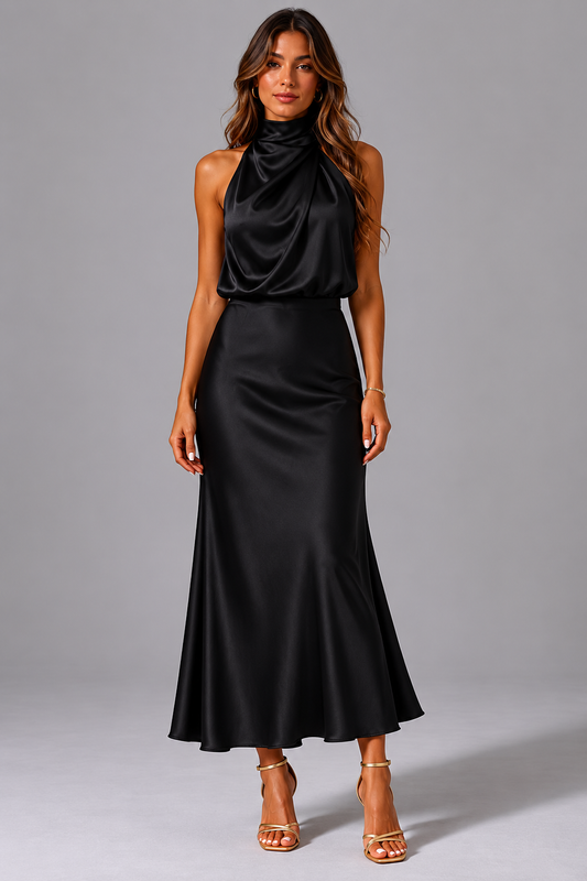 The Mock Neck Dress