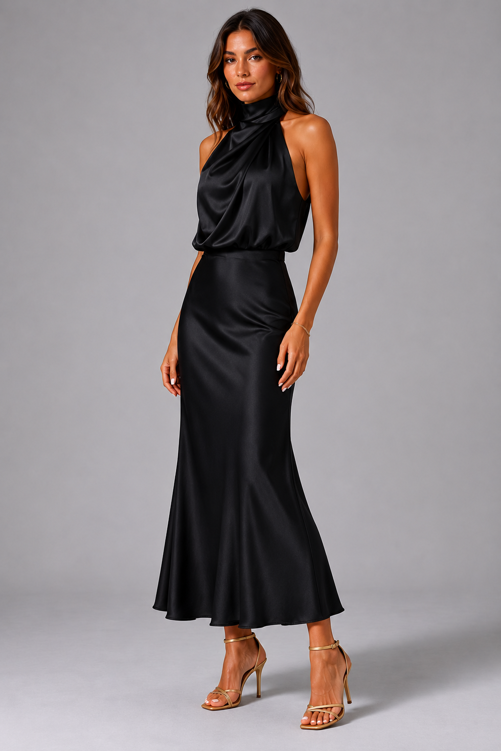 The Mock Neck Dress